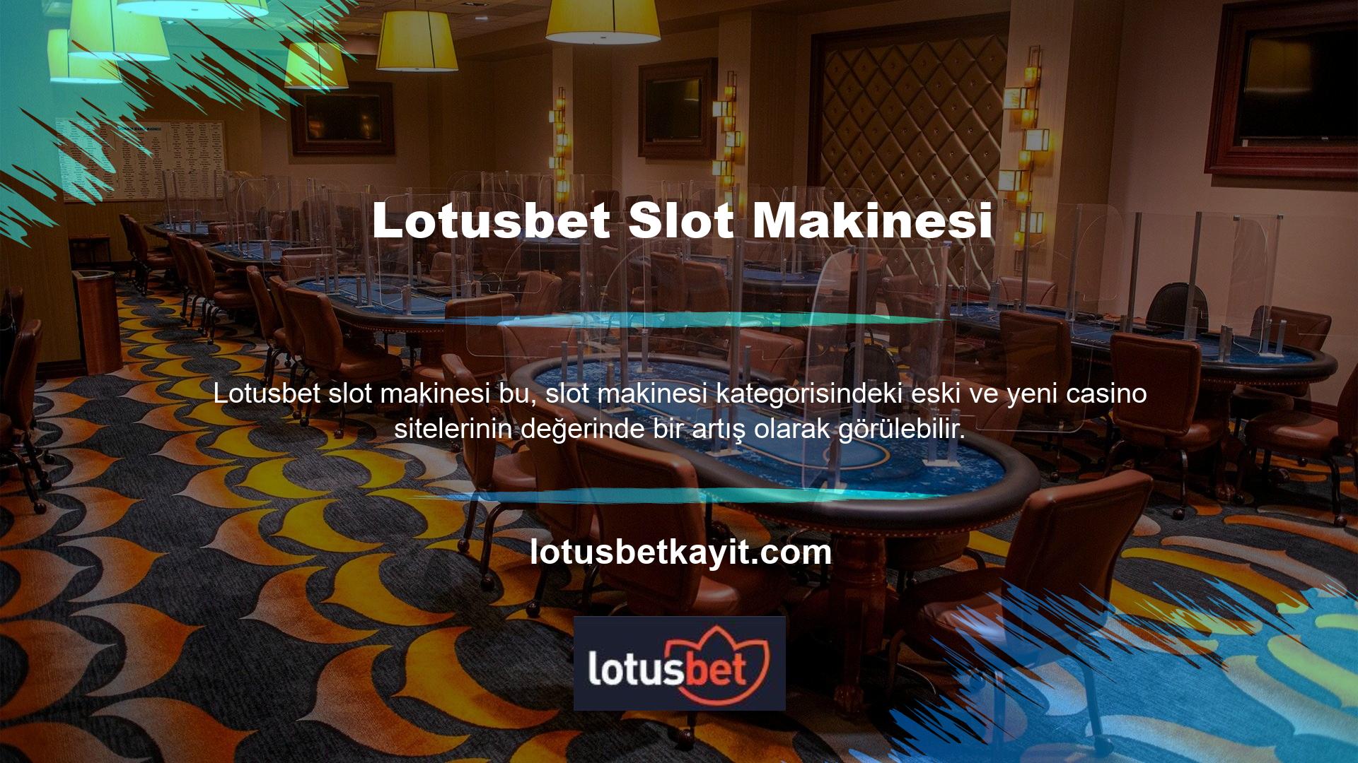 Slot oyunları arasında Lotusbet, Lucky Dragon, Lotto Mania, Bingo Slots ve Hit Safari öne çıkıyor
